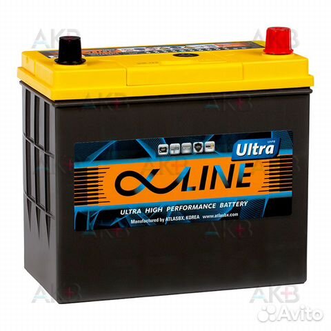 Аккумулятор автомобильный Alphaline Ultra 75B24LS