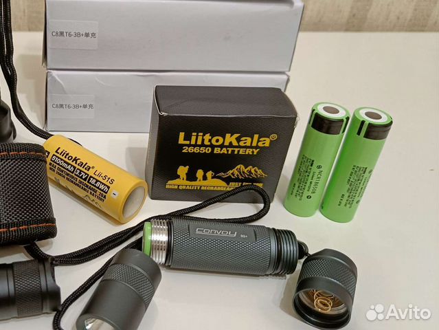 Аккумуляторые батареи litokala 18650 Новые