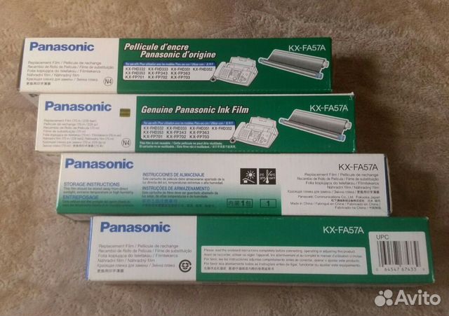 KX-FA57A оригинальная термопленка для Panasonic