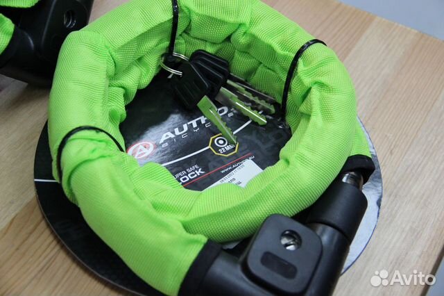 Цепь противоугонная замок Author ACL-80 22 мм