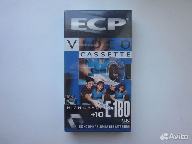 Новая видеокассета VHS. ECP E-180