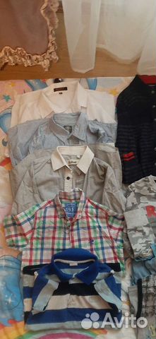 Вещи пакетом на мальчика 122 128