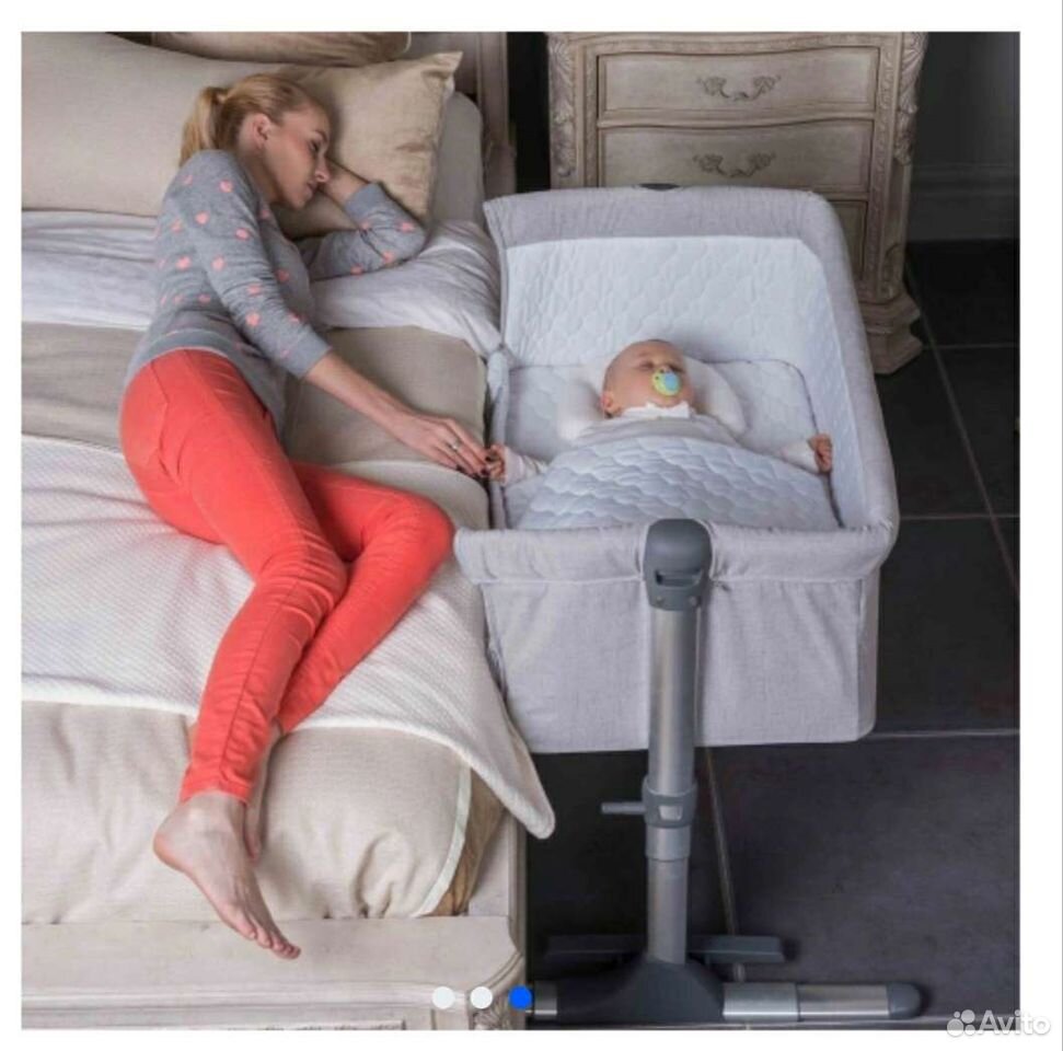 детская кроватка впритык к кровати родителей