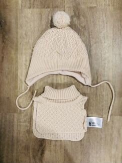 Комплект деми шапка и снуд h&m