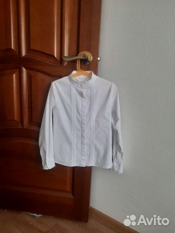 Блузка белая для девочек 134 р