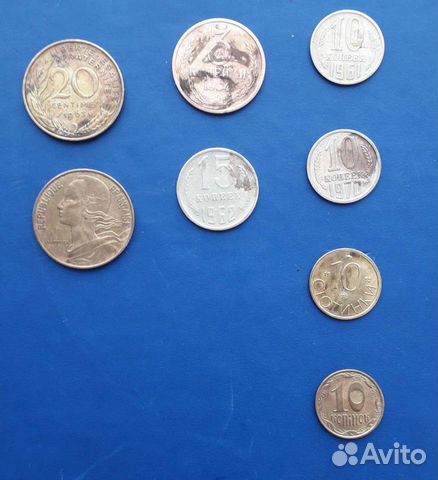 Монеты разные