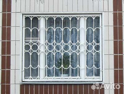 Решетки на окна N 879 из стального прутка