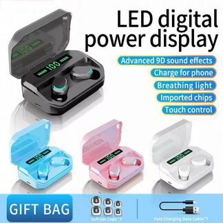 TWS Беспроводная Bluetooth-гарнитура; Спортивные н