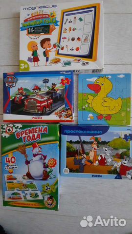 Развивающие игры и пазлы 3+