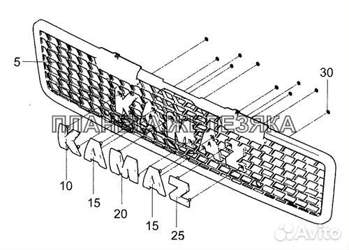Радиатор печки камаз 5490