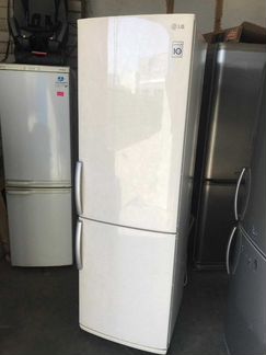 Холодильник Lg. No frost. бежево-кремовый