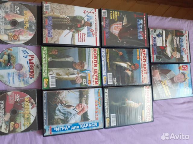 DVD диски о рыбалке