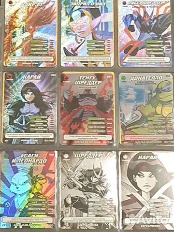Полная коллекция карточек черепашки ниндзя