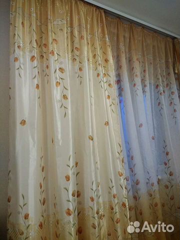 Комплект шторы и тюль