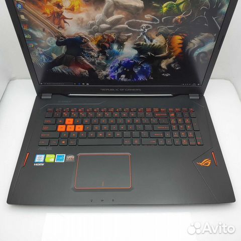 Игровой ноутбук Asus i7 7700H GTX 1060 6GB