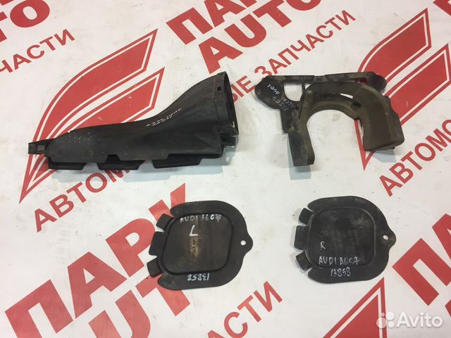 Пластиковые накладки под капотом Audi A6 C7