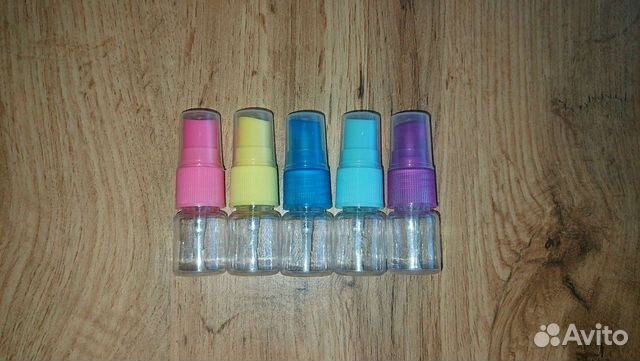 Пластиковые флаконы с распылителем, 5мл