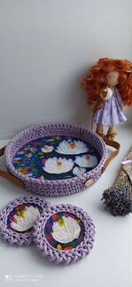 Подносы ручной работы