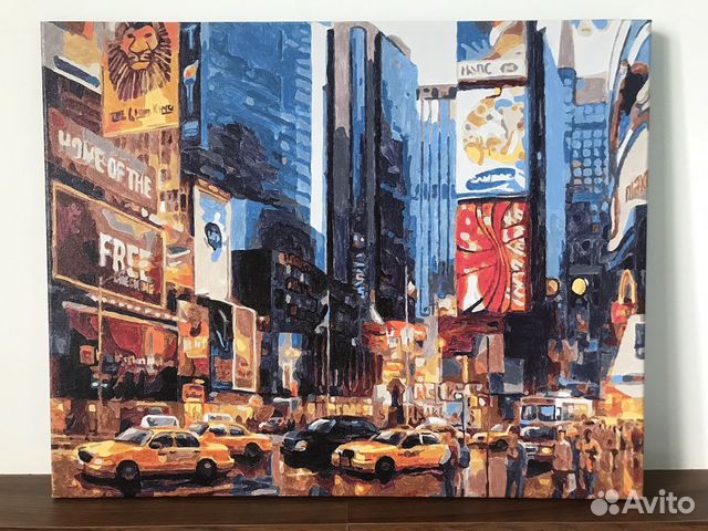 Готовая картина по номерам New York