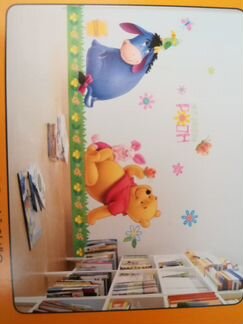 Интерьерные наклейки для детской комнаты Винни-пух