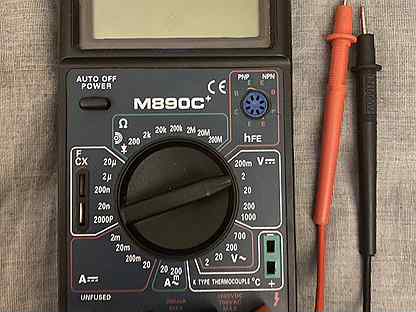 Мультиметр цифровой M890C+