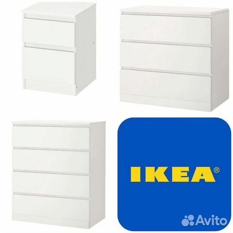 Комод ikea мальм 4 ящика