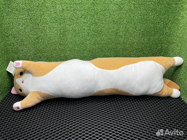 Мягкая игрушка подушка Хаски длинный кот батон