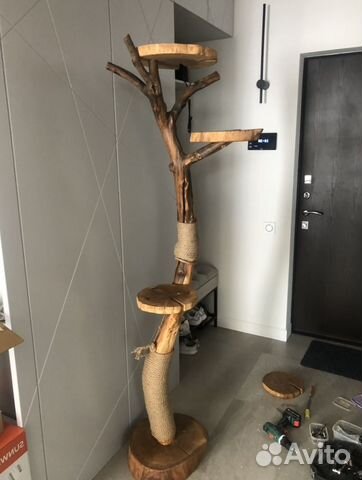 Когтеточка домик для кошки