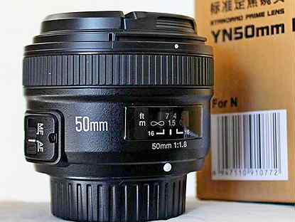 Объектив на Nikon Yongnuo YN 50mm f/1.8