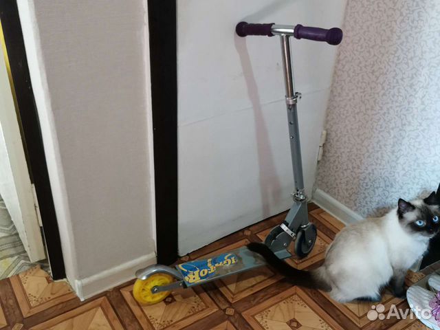 Самокат подростковый двухколесный бу