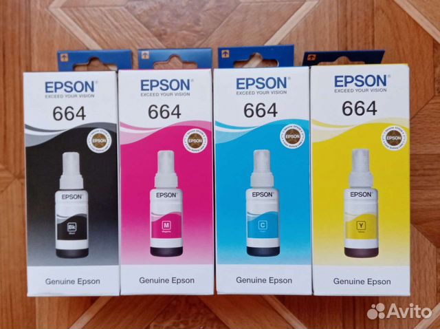 Чернила Epson 664 для струйных принтеров/мфу