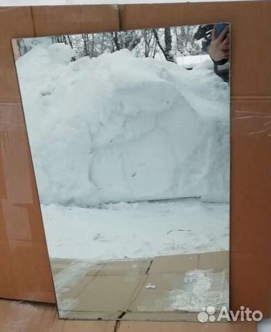 Зеркало б/у 750х500 мм толстое