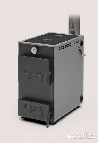Котел Куппер16кВт на 160м2 уголь дрова брикеты тэн