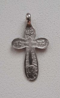 Крестик нательный серебро 84 проба