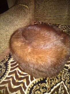 Женская норковая шапка