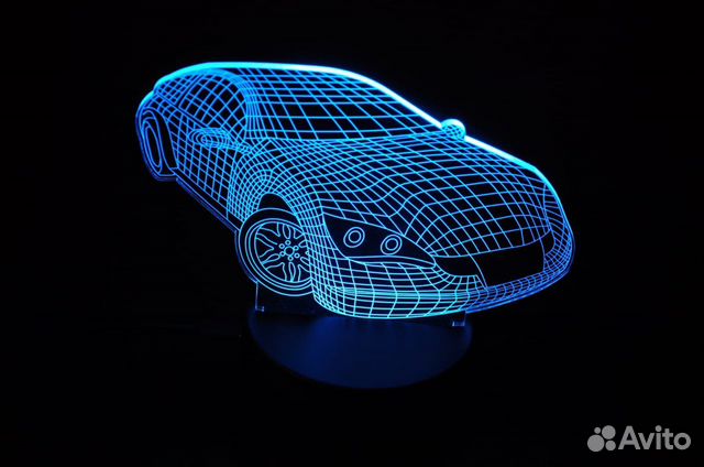 3D светильник ночник (новые/разные)