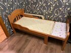 Детская кровать от 3 лет с матрасом объявление продам