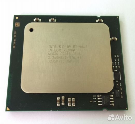Intel Xeon E7-4860 20 потоков 24 м Cache soc 1567