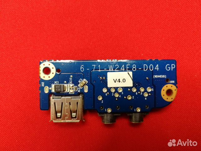 Плата расширения USB DNS W258ELQ 0161102 6-71-W24E