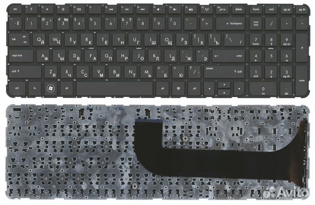 Клавиатура HP Pavilion M6-1000, M6-1100 черная
