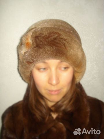 Шапка норка р56