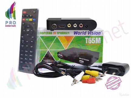Приставка для цифрового тв World Vision T65M
