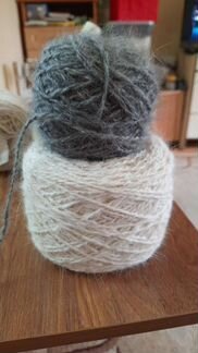 Пряжа из пуха кролика, Цена за 100гр