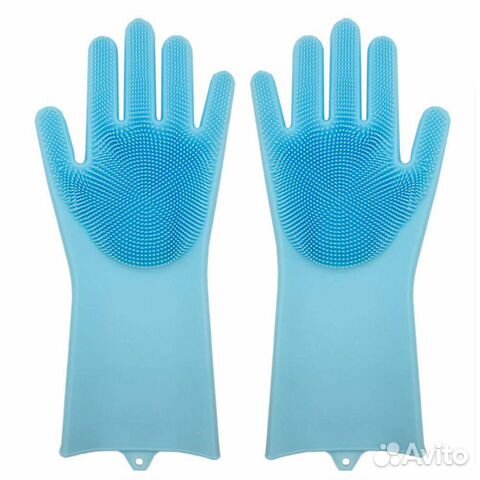 Силиконовые Перчатки для мытья посуды Kipa Корея