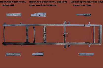 Усилители рамы газель схема