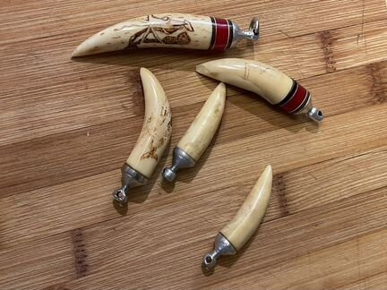 Брелки. Подвески. Уэлен. Винтаж