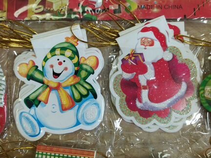 Шильдики на подарки