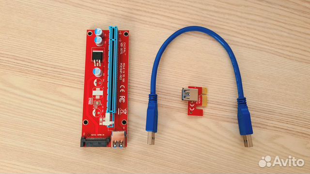 Новый Райзер VER 007s SATA, Кабель USB 30 см