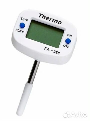 Термометр электронный та-288 щуп 40 мм в наличии