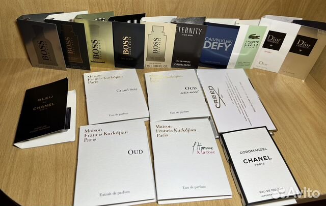 Мужские и женские пробники сэмплы парфюм